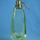 Mini Devilbiss ART DECO Perfume Bottle Atomizer Rich Canary Yellow Glass