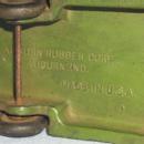 Green AUBURN International Cabover Rubber Toy Stake Truck