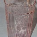 Pink MAYFAIR OPEN ROSE Depression Glass Water Tumbler