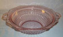 Pink MAYFAIR OPEN ROSE 2 Handled Bowl