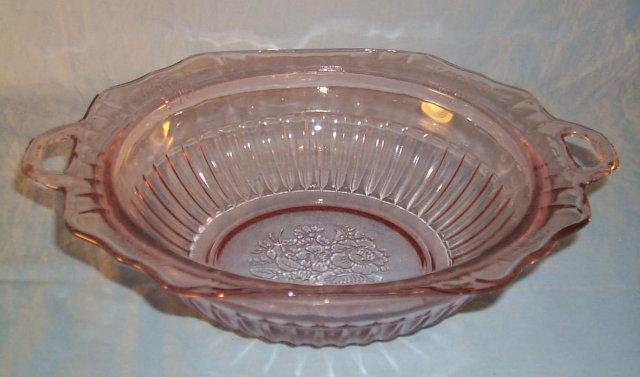 Pink MAYFAIR OPEN ROSE 2 Handled Bowl