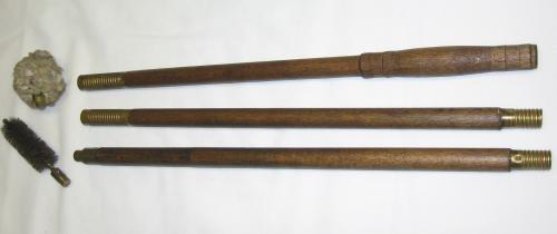 3 pc Solid OAK Shotgun Cleaning Rod - Antique Sporting