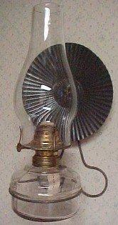 Bracket Oil Lamp Reflector- Glass