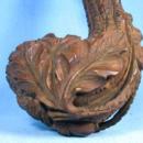 Black Forest Hand Carved Smoking PIPE - Antique Hand Carved Wood Briar Root Tobacciana