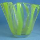 Murano Art Glass Vase - Antique Italian Handkerchief Vase