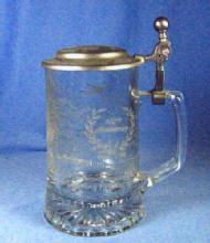 old vintage Statue of Liberty Anniversary GLASS STEIN - Vintage Breweriana
