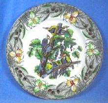 Limited edition Birds of American PILEATED WOODPECKER - Hand Painted Porcelain Plate