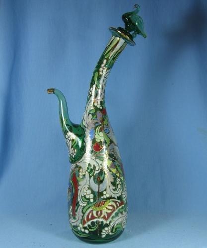 Moser Art Glass CIRE Decanter Vase - antique Victorian
