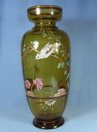 Moser Art Glass CIRE Decanter Vase - antique Victorian
