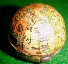 GLOBE World TRAVEL Inkwell - Metalware