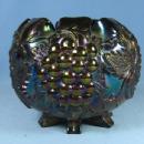 Dugan CARNIVAL GLASS GRAPE DELIGHT Amethyst Carnival Glass ROSE Bowl