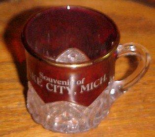 LAKE CITY MICHIGAN Souvenir cup - Glass