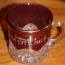 LAKE CITY MICHIGAN Souvenir cup - Glass