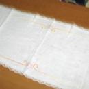 Antique Embroidered Table Runner - VintageTextile