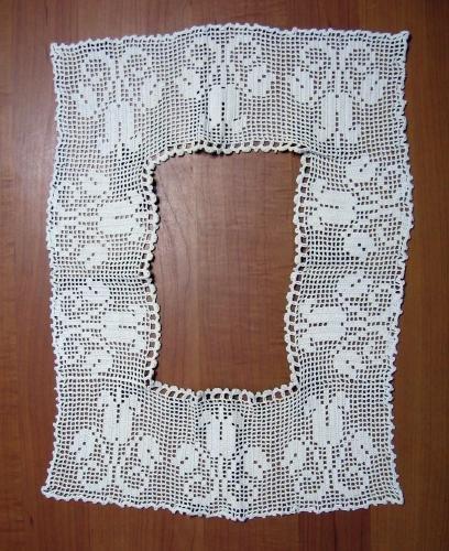 old Antique YOKE Collar for gown or Dress - vintage Sewing Textile
