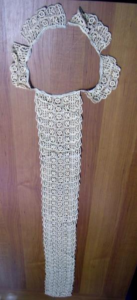 old Antique YOKE Collar for gown or Dress - vintage Sewing Textile