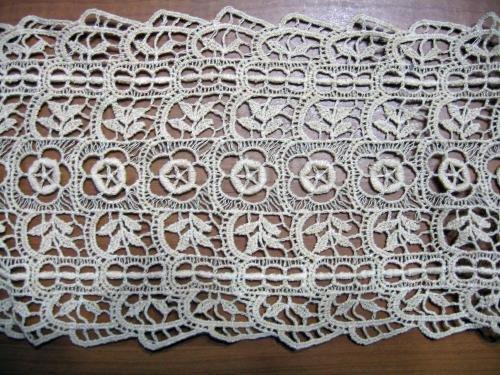 old Antique YOKE Collar and Bib Scarf - vintage tatting Sewing Textile