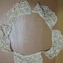 old Antique YOKE Collar and Bib Scarf - vintage tatting Sewing Textile