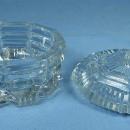 VANITY Powder JAR - Covered Glass Box
