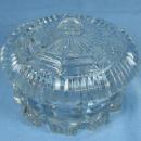 VANITY Powder JAR - Covered Glass Box