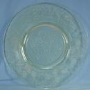 DEPRESSION GLASS Yellow FLORENTINE Depression Glass Plate