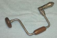 old Antique RATCHET BRACE - Hand Drill Tool
