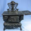 vintage Cast Iron Miniature Cook Stove - Toy Metalware