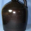 Pottery Stoneware Whiskey MOONSHINE Jug - Large Bennington Brown Crock Antique Primitive