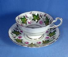 old Paragon 1951 Princess Elizabeth & Duke of Edinburgh Souvenir Visit to Canada - Antique Porcelain