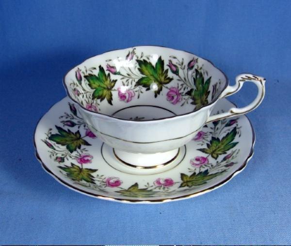 old Paragon 1951 Princess Elizabeth & Duke of Edinburgh Souvenir Visit to Canada - Antique Porcelain