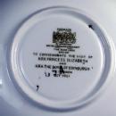 old Paragon 1951 Princess Elizabeth & Duke of Edinburgh Souvenir Visit to Canada - Antique Porcelain