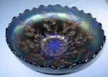 Fenton Carnival Glass HOLLY Pattern Bowl
