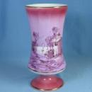 Continental Pottery PINK LUSTRE Luster Porcelain Vase - Hand Painted
