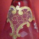 Moser Red Enameled Atomizer - Glass