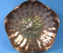 Gregorious COPPER Dish Bowl - Vintage Metalware with original label