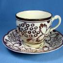Gray's Pottery COPPER LUSTRE Luster Teacup and Saucer - Antique Porcelain