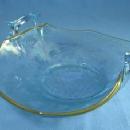 Enameled Glass Bon Bon Dish - Vintage Elegant Glass