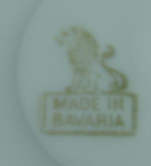 German Porcelain LUSTRE Luster DEMI Cup & Saucer Group