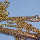 Gold Pencil on Chain - Jewelry