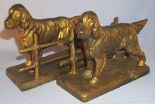 FRANKART Dog at the Fence Bookends - Metalware