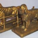 FRANKART Dog at the Fence Bookends - Metalware