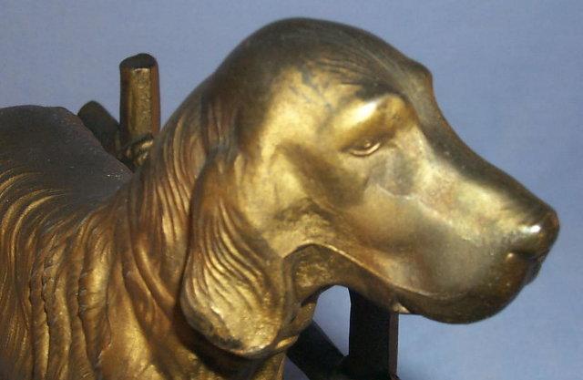 FRANKART Dog at the Fence Bookends - Metalware