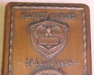 INDIAN MOTORCYCLE St. Louis 1915 Match Safe - Tobacciana