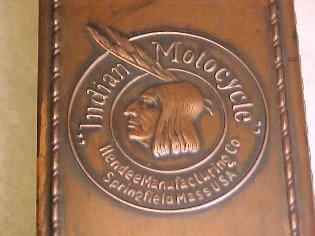 INDIAN MOTORCYCLE St. Louis 1915 Match Safe - Tobacciana