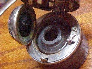 Travel INK WELL Inkwell - Metalware