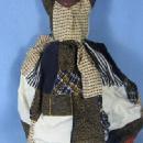 Black Topsy Turvy Doll - All Cloth Black Memorabilia Ethnographic Collectible