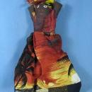 Black Topsy Turvy Doll - All Cloth Black Memorabilia Ethnographic Collectible