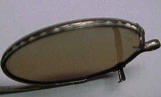 Old Silver Clip On Folding Sunglasses - Miscellaneous