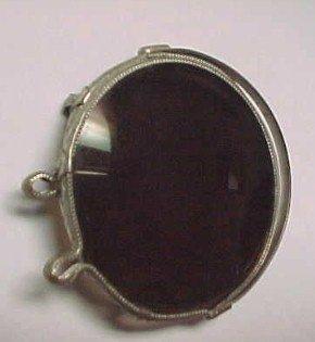Old Silver Clip On Folding Sunglasses - Miscellaneous