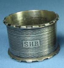 vintage Victorian Sterling Silver NAPKIN RING